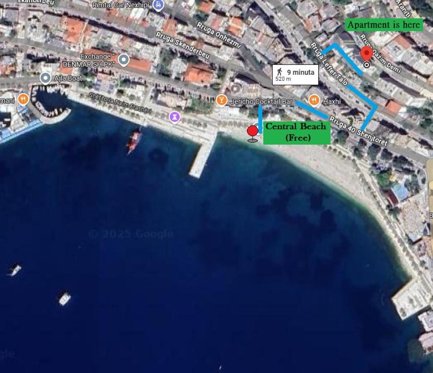 Central Beach Apartment ซารานเดอ ภายนอก รูปภาพ